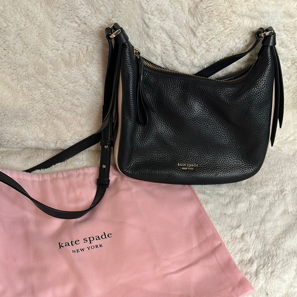 Kate Spade Black Hobo Bag Leather Casual